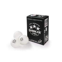 Мячи для настольного тенниса GAMBLER P40+ BALL (6 шт)