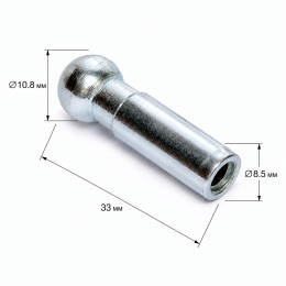 Наконечник шар для троса 33x10,8x8,5 мм H
