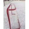 Сетка для хоккейных ворот Д=3,0 мм, яч 40x40мм, белый/зеленый (1,22x1,83x0,5x1,15м), безузловая (2 шт)