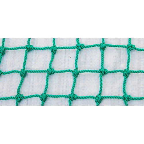 Сетка заградительная, яч. 40x40, Д=3,5 мм, белая/зеленая/черная/синяя, узловая (м2)