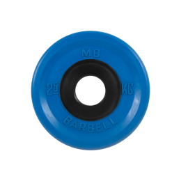 Диск обрезиненный "Евро-классик" МВ Barbell 2.5 кг, синий, 51 мм