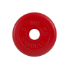 Диск обрезиненный "Стандарт" МВ Barbell 5 кг, красный, 51 мм