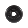 Диск обрезиненный "Стандарт" МВ Barbell 1.25 кг, чёрный, 26 мм