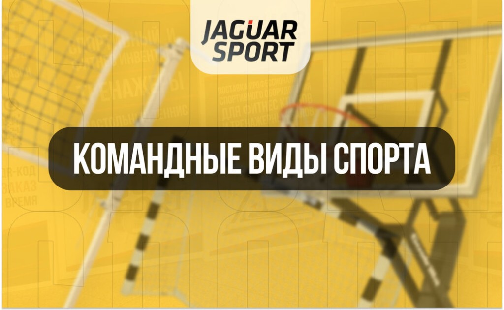 Спортивное оборудование для командных видов спорта от Jaguar-Sport