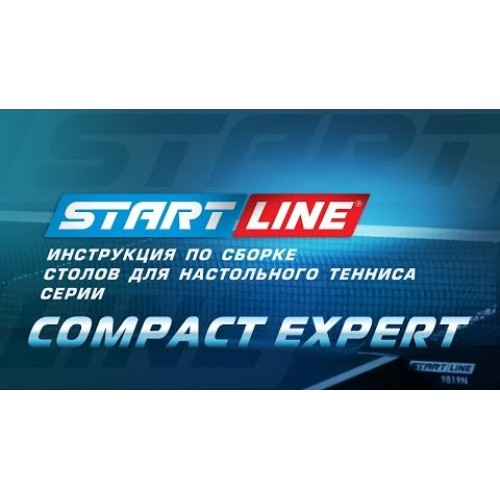 Теннисный стол Start line Compact EXPERT Indoor Зелёный с сеткой