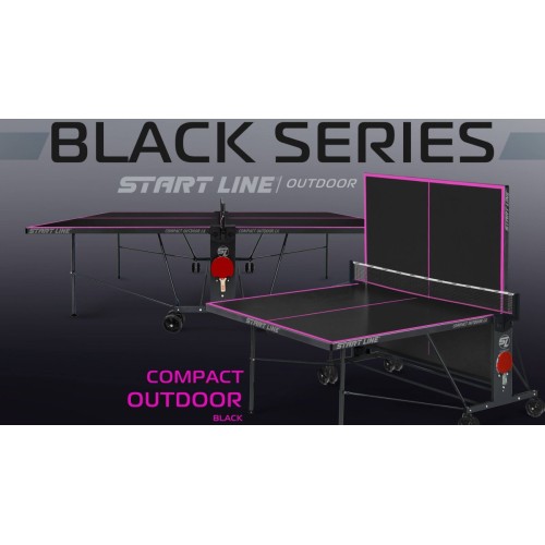 Теннисный стол Compact-LX Всепогодный Black