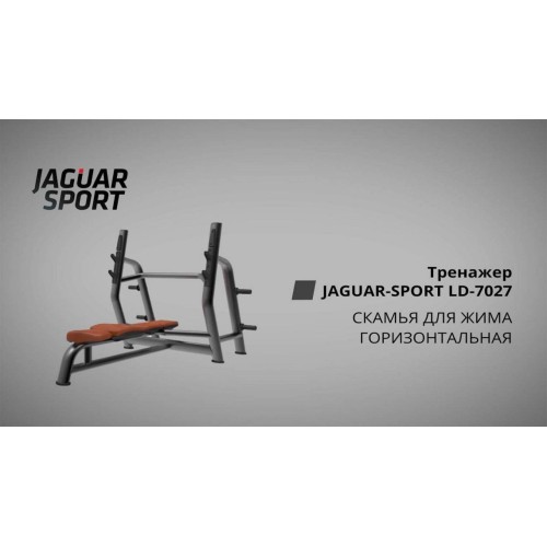 Скамья для жима горизонтальная JAGUAR-SPORT LD-7027