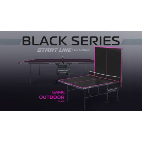 Теннисный стол Game Всепогодный с сеткой Black